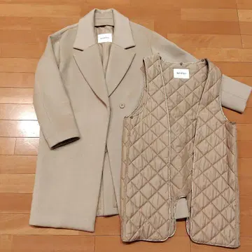 Spick & Span 베이지 체스터 코트 세트