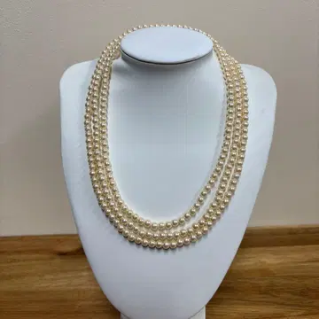 펄 목걸이 화이트