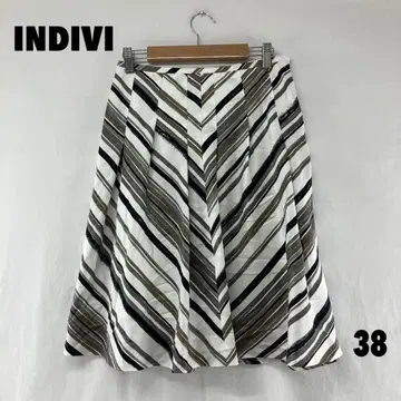 W0727S INDIVI 미디 스커트