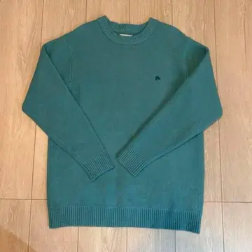 BAYFLOW 그린 크루넥 스웨터