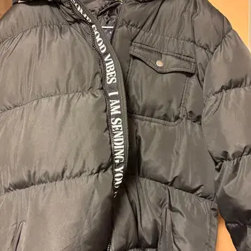 SPLENDID SATISFACTION 블랙 다운 자켓 3L