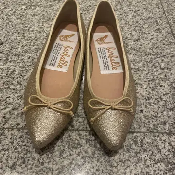 새상품급 파르팔레 38 나탈리 글리터 골드 farfalle