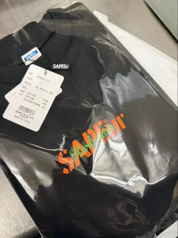 SAPEur 블랙 L 사이즈 롱T