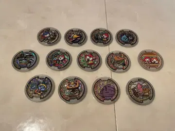 요괴 노래 메달 묶음 판매 13장 세트 요괴워치