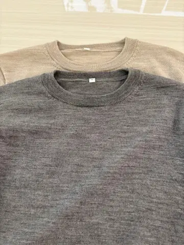 그레이 크루넥 스웨터 S