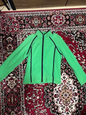 형광 green 긴팔 쫄쫄이 이너 셔츠