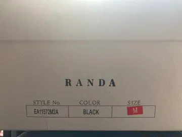 RANDA 블랙 부츠 M 사이즈