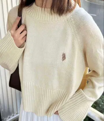 GeeRA 별주 [ U.S. POLO ASSN. ] 숏 기장 니트