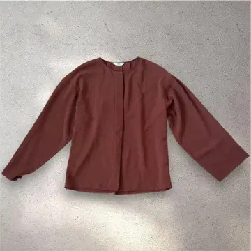 journal standard 블라우스 브라운 출퇴근 오피스 프리