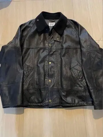 YOUSED LEATHER DRIVERS JACKET