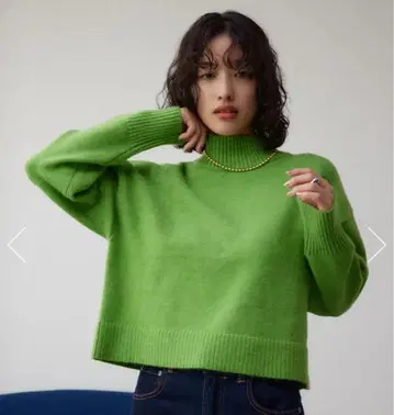 [ 하이넥 모듬 컬러 니트 풀오버 ] AZUL by moussy 새상품급