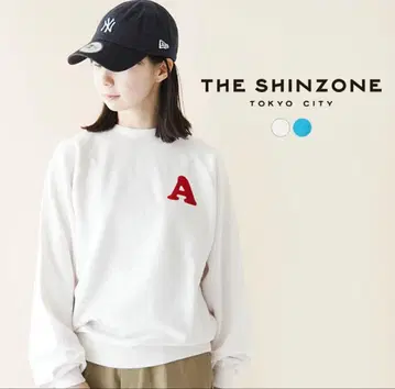 THE SHINZONE x AMERICANA 화이트 맨투맨