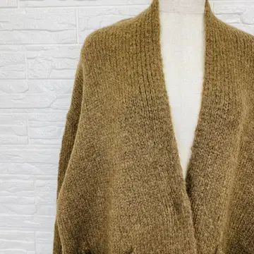 내추럴 바이 클립 F 모헤어풍 롱 가디건 L [ 1631-29 ]