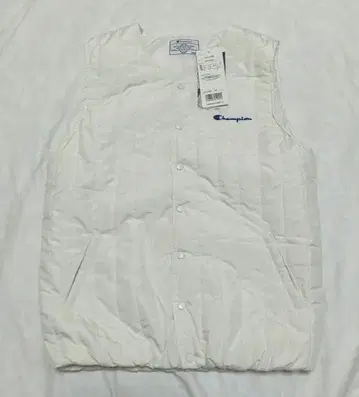 미사용 새상품 Champion 골프 베스트 L 사이즈 화이트