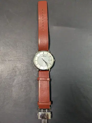 더 클락 하우스 MCA1003 브라운 가죽 시계