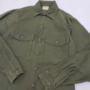 60s US ARMY OG-107 유틸리티 셔츠 14 1/2 사이즈