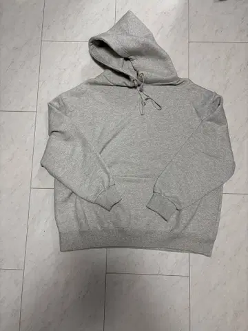 Adler 그레이 후드 부착 후드티