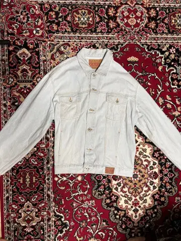 GUESS 라이트 블루 데님 자켓