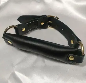 코스프레 천연 가죽 입마개풍 초커