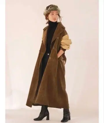 ungrid 바이컬러 트렌치코트