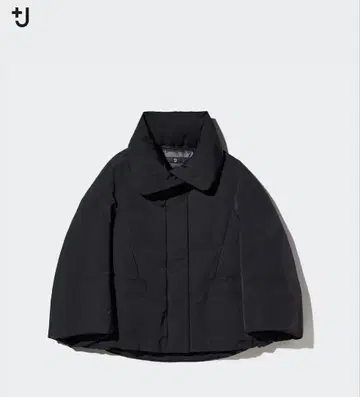 미사용 UNIQLO +J 하이브리드 다운 자켓 블랙 M