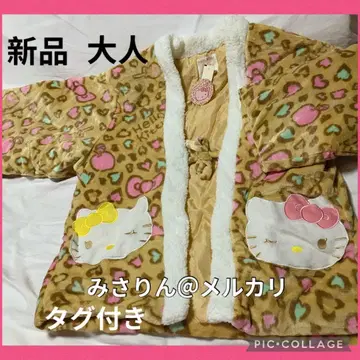 새상품 헬로키티 반텐 여성용 파자마 레오파드 무늬 마쉬멜로우 반텐 얼굴형