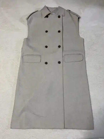 [ KBF ] 베이지 베스트 롱 코트