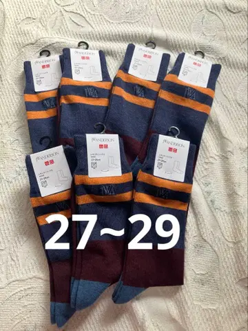 JW ANDERSON 유니클로 삭스 양말 27-29cm 7켤레