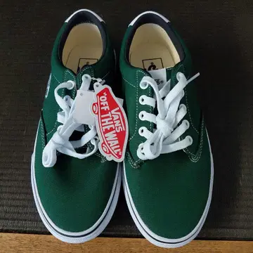 VANS 오센틱 그린 스니커즈 24