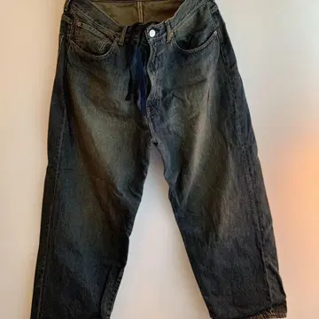 와이드핏 데님 팬츠 DUSTY INDIGO