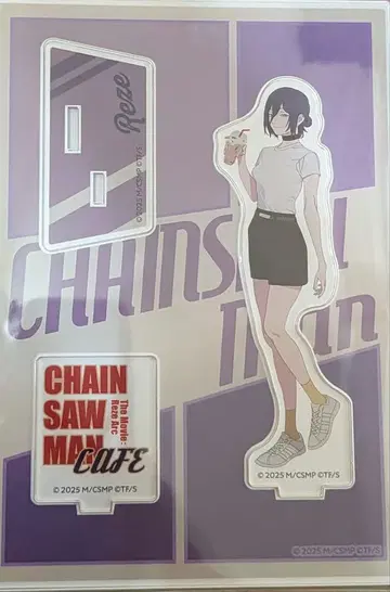 체인소 맨 카페 아크릴 스탠드 레제