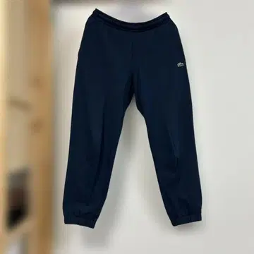 LACOSTE 네이비 조거 팬츠 M
