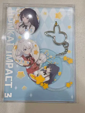 붕괴3rd 콜라보 키링 캔뱃지 세트 키아나 메이