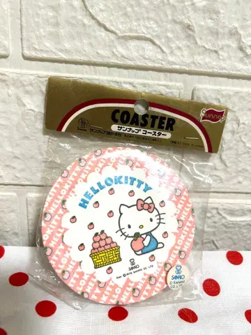 미개봉 산리오 키티 코스터 산 1976년제 레트로 쇼와