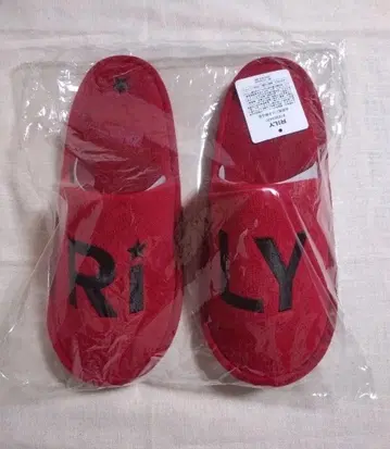 이마이치 류지 RILY 룸슈즈 도쿄 한정판 빨간색 L 사이즈