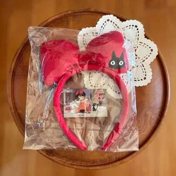 새상품 미개봉! 마녀 배달부 키키 빨간색 리본 머리띠 지지 키키