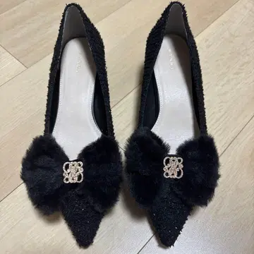 RANDA 블랙 플랫슈즈 240