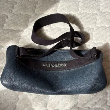 NAOTO SATOH 다크 블루 숄더백