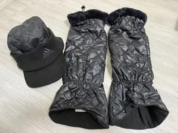 adidas 블랙 암워머 캡 세트