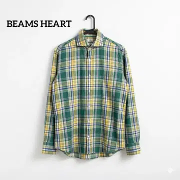 [ 미사용품 ] BEAMS HEART 테시투라 몬티 린넨 새상품급 셔츠