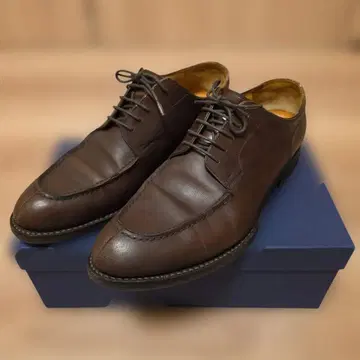 잘란 스리와야 가죽 신발 U칩 43 브라운 그린라벨