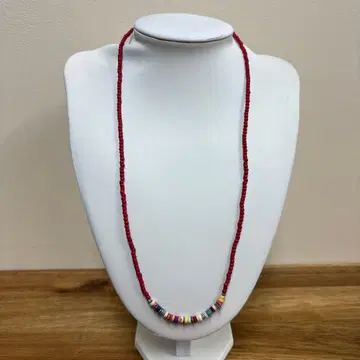 비즈 스톤 목걸이