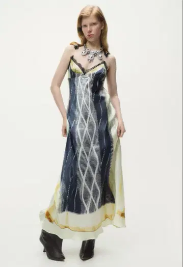 GLENN MARTENS H&M 새틴 원피스