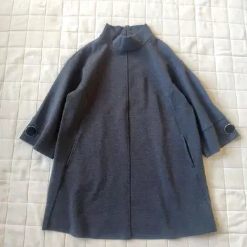 새상품 두클라쎄 튜닉 하이넥 그레이 가을/겨울 루즈핏 빅