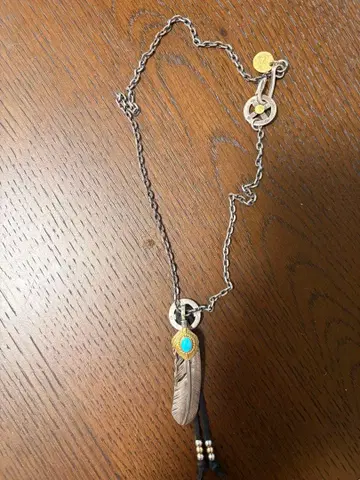 고로즈 페더 터콰이즈 목걸이