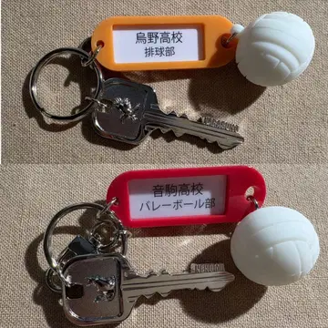 하이큐 열쇠 참 키링 카라스노 고교 네코마 고교