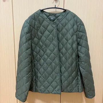 새상품급 유니클로 퍼프 테크 퀼팅 자켓/웜 패디드 사이즈 XL