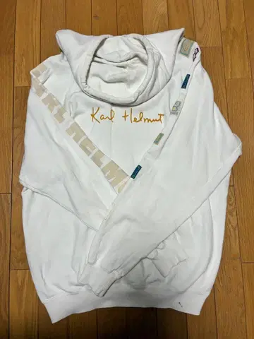Karl Helmut 칼 헬무트 화이트 후드티 FREE SIZE