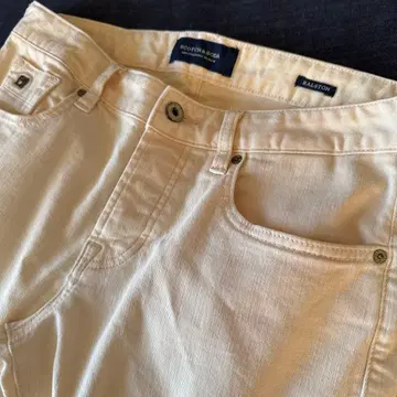 SCOTCH & SODA 크림색 데님 팬츠