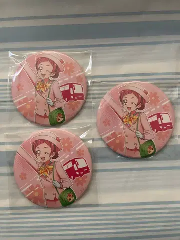 프로덕션 프리큐어 -Tourism- 캔뱃지 노노 하나 3점